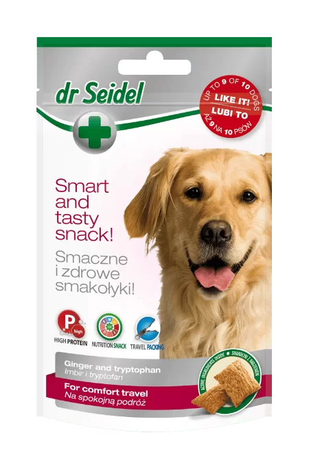 Dr Seidel snacks voor honden - voor reiscomfort