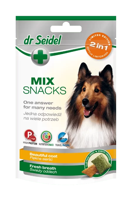 DR Seidel snacks for dogs - MIX 2 in 1 voor een mooie vacht & frisse adem