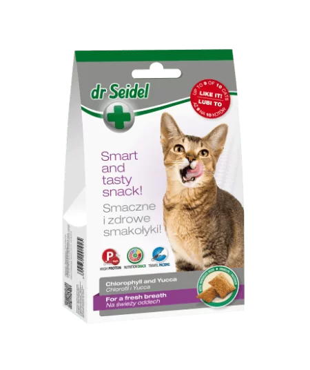 Dr Seidel snacks voor katten - voor een frisse adem