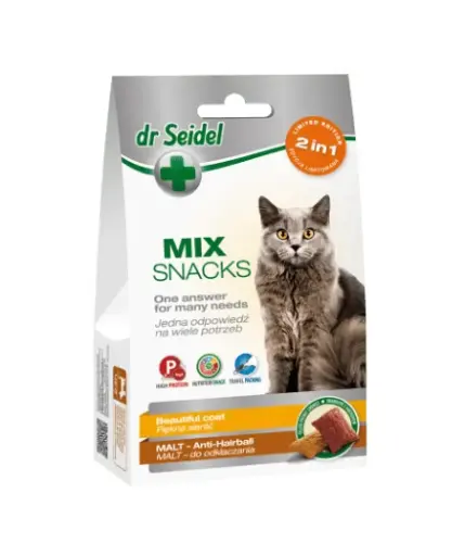 [DRS00114] Dr Seidel snacks voor katten - MIX 2 in 1 voor mooie vacht & mout