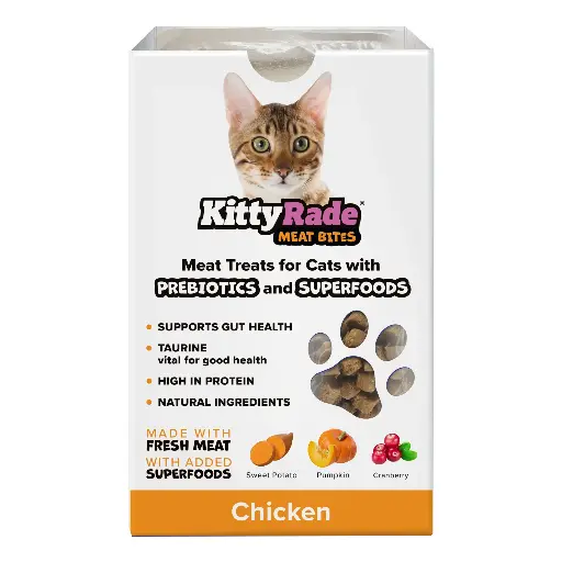 [KR SN CH] KittyRade Prebiotic Meat Snacks - Superfood chicken, sweet potato, pumpkin, cranberry. 100g
